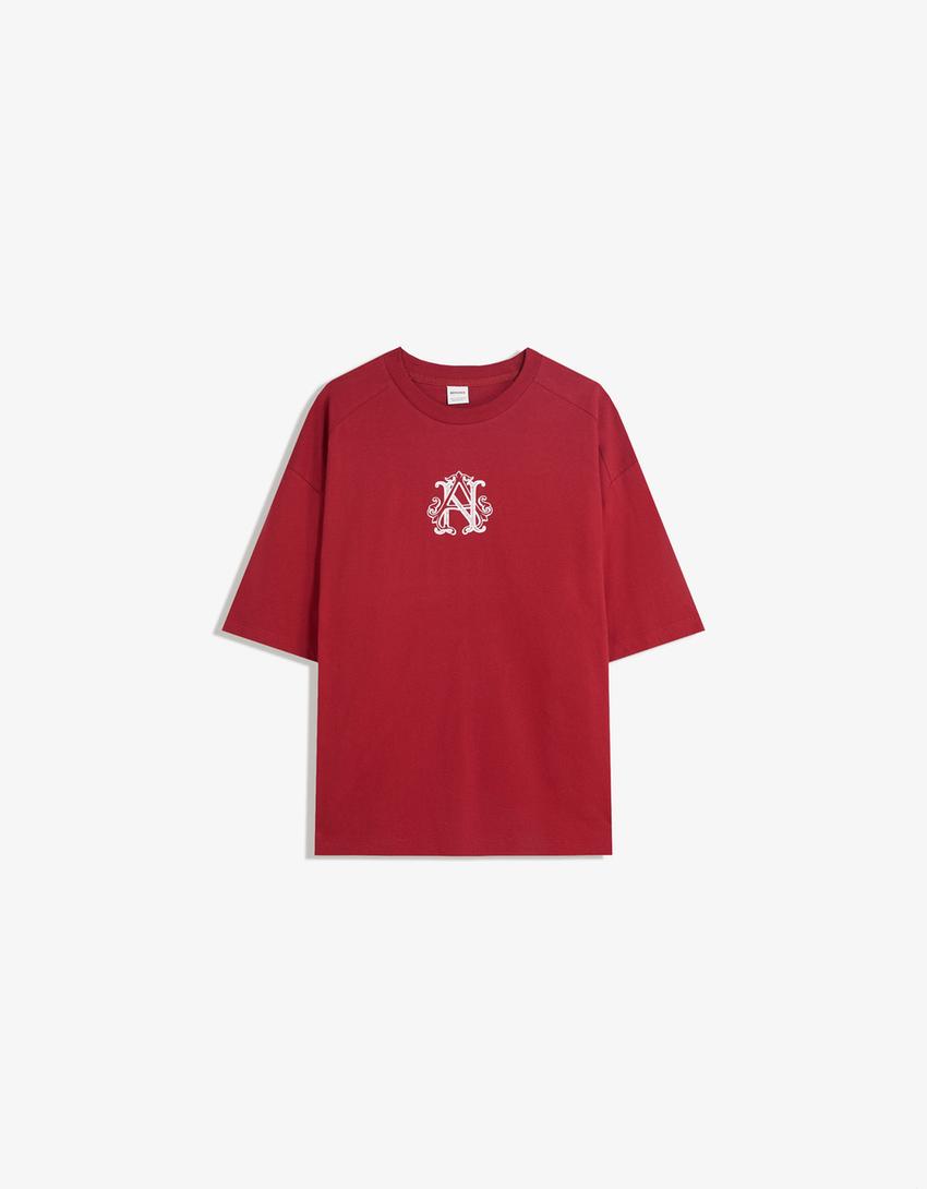 Tricou Bershka  Rosu
