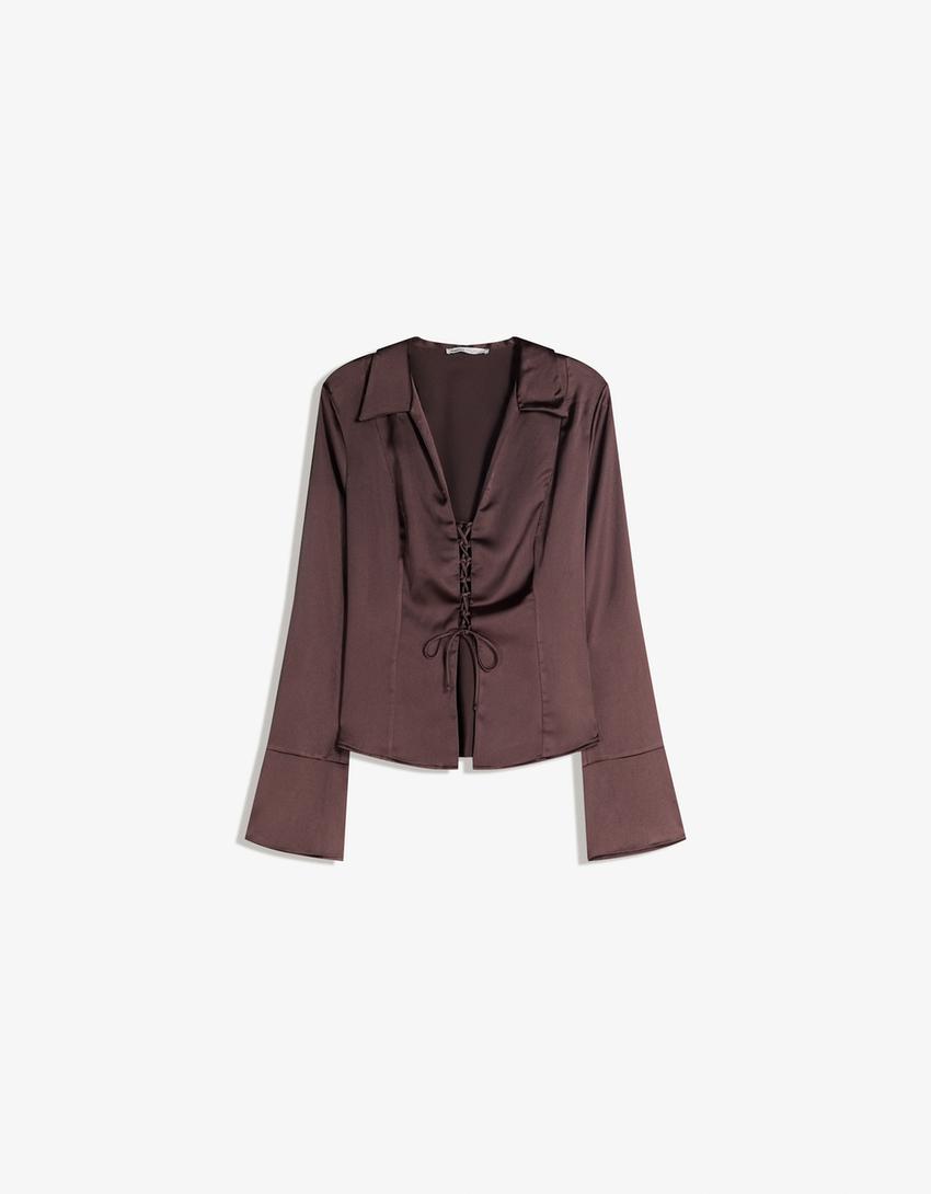 Camasa Bershka satin