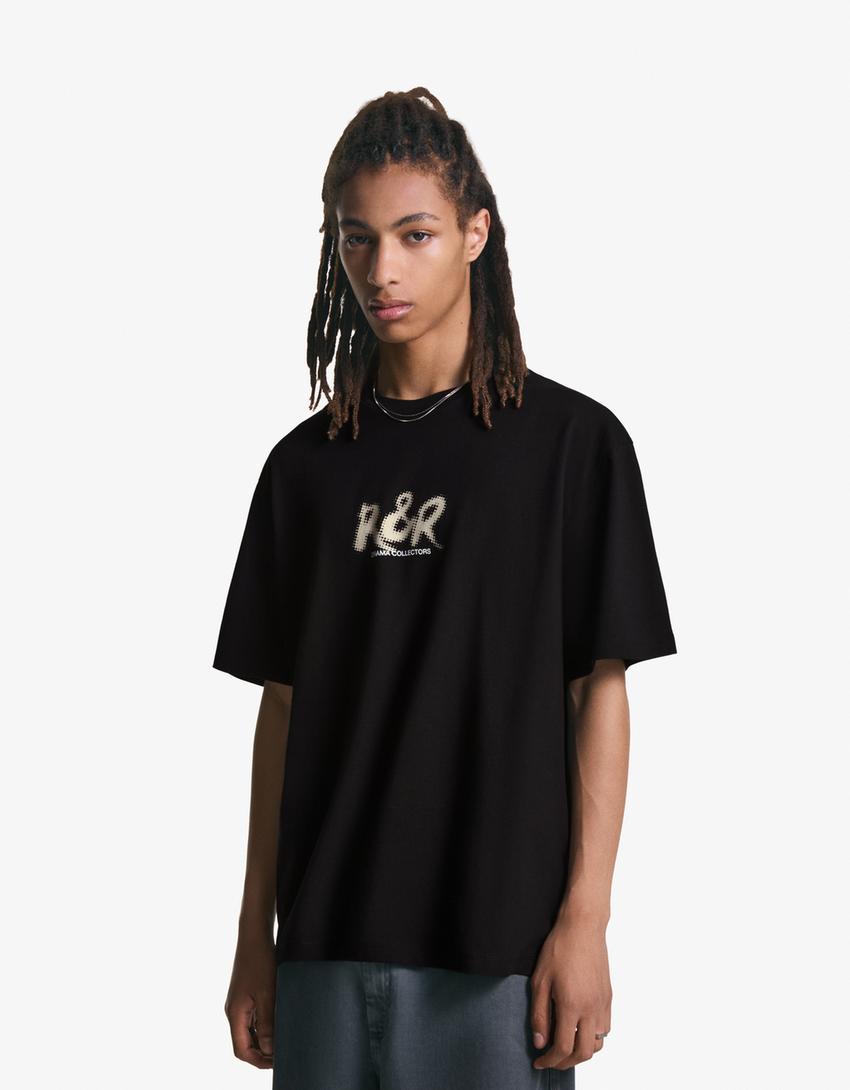 Tricou Negru cu imprimeu