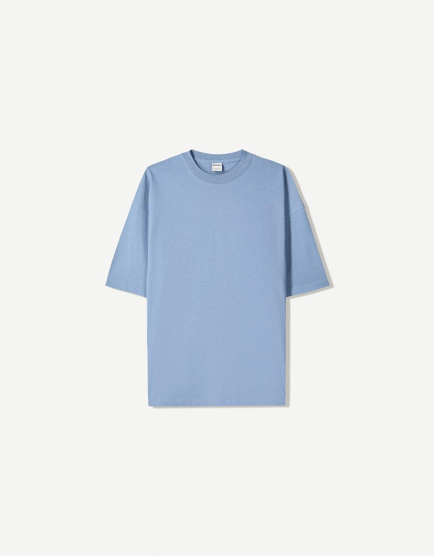 Tricou Bershka Albastru