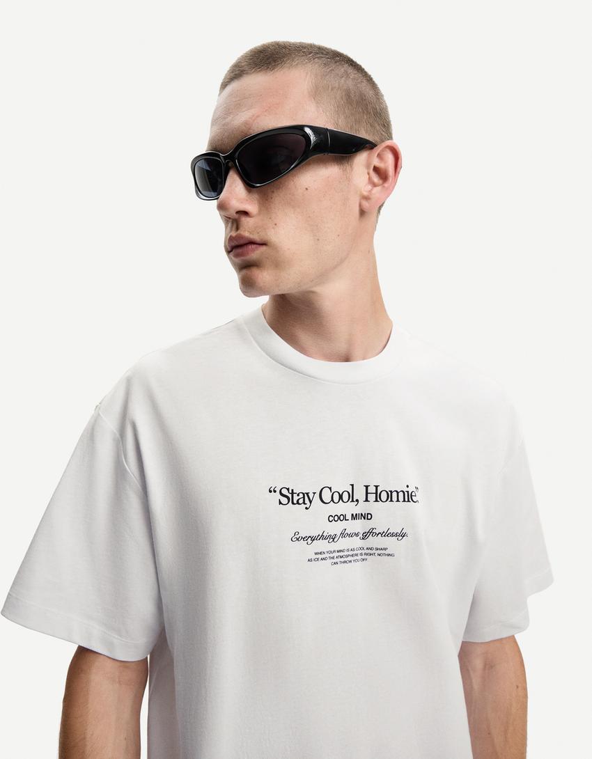 Tricou Bershka imprimeu