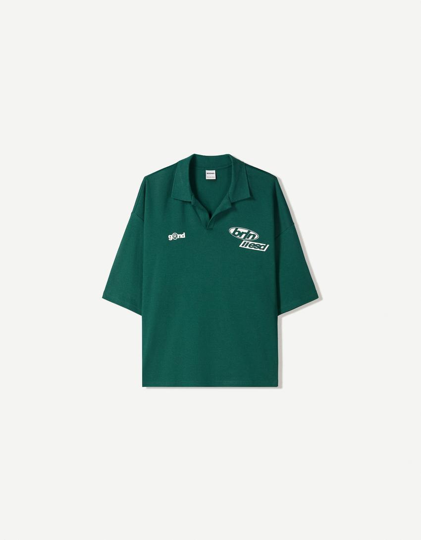 Tricou Bershka Verde