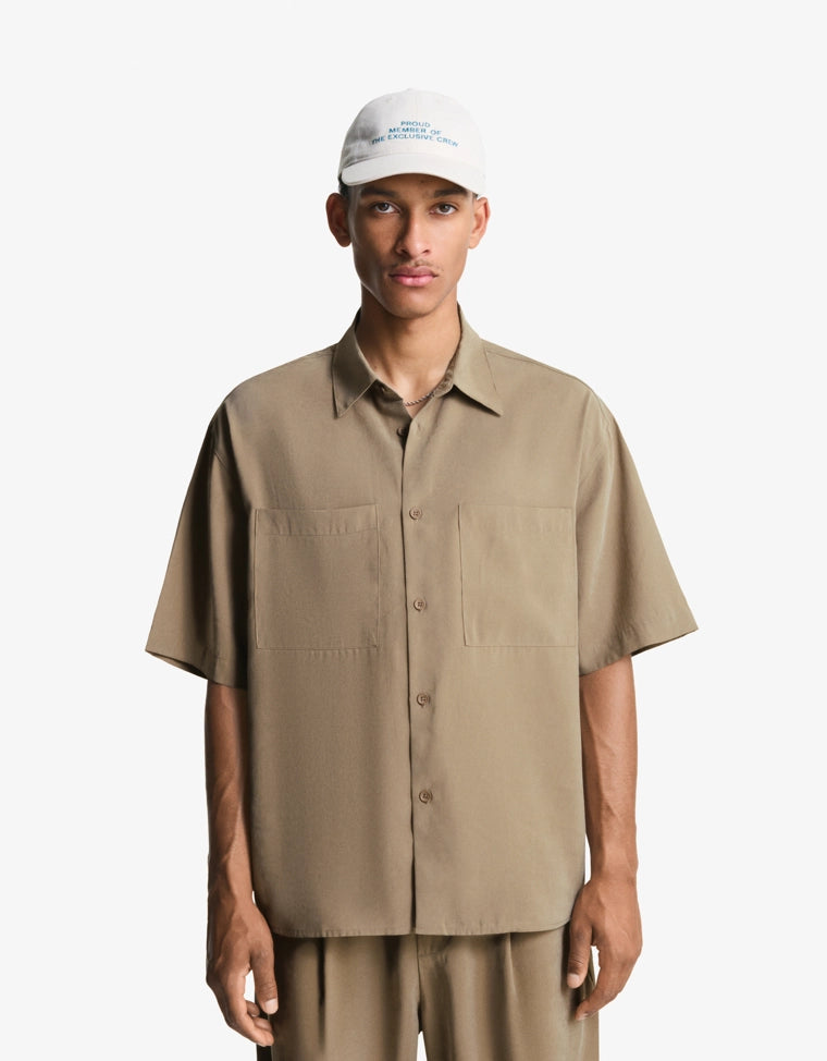 Cămașă Bershka crem