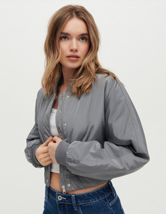 Jachetă bomber oversize