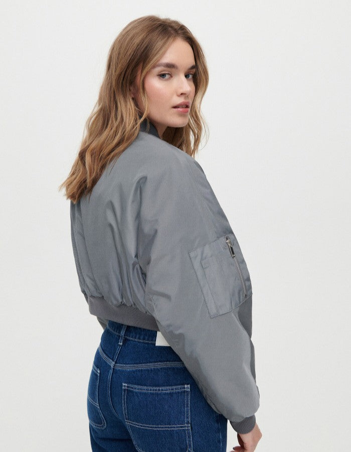 Jachetă bomber oversize