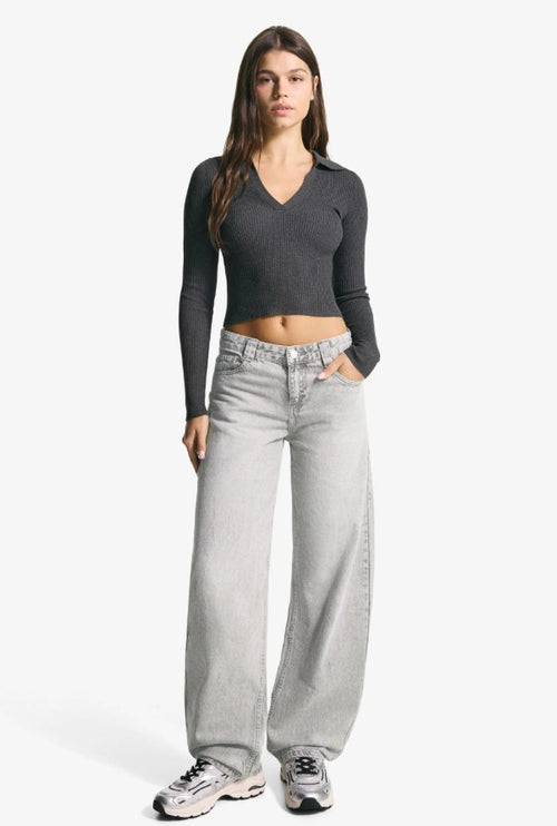 BALLOON - BAGGY - Blugi loose fit - grey
