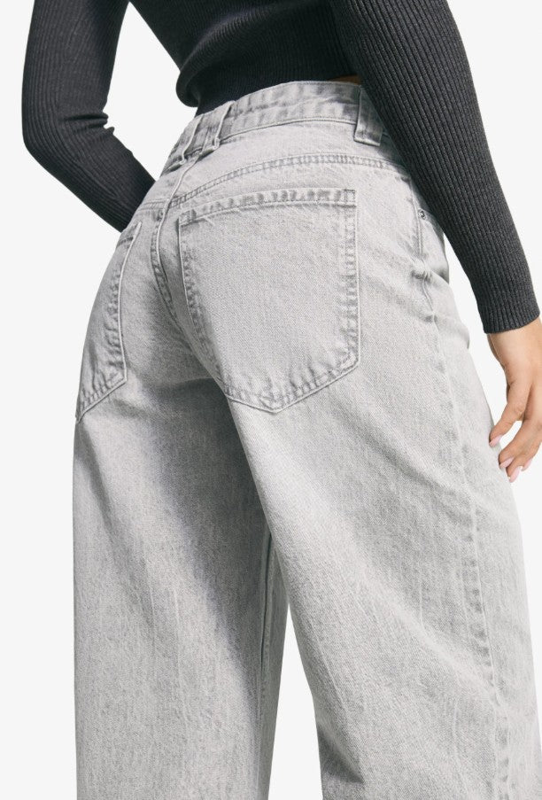 BALLOON - BAGGY - Blugi loose fit - grey