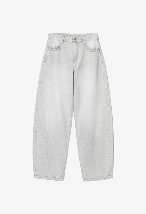 BALLOON - BAGGY - Blugi loose fit - grey